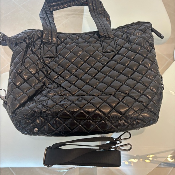 Quilted Black Women's Handbag with a removable strap for Crossbody - Picture 7 of 7